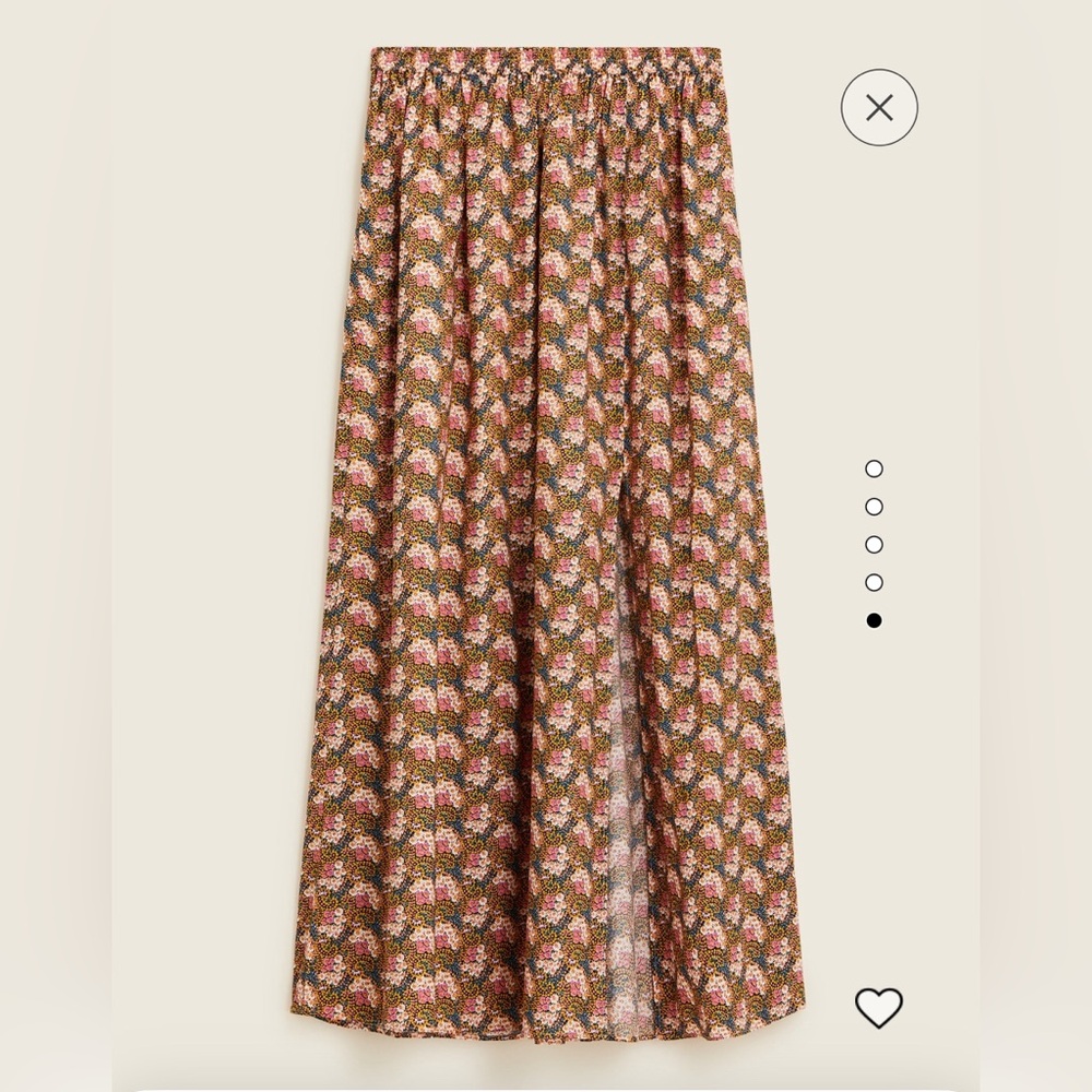 Jcrew Collection Side Slit maxi Skirt NWT